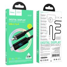 USB-C кабель HOCO U127 Type-C - Lightning чорний
