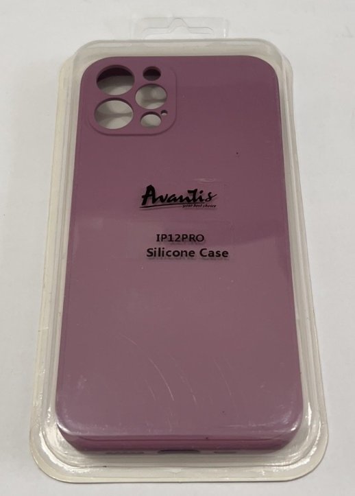 Avantis Full Silicone Case Apple Iphone 12 Pro (camera protect) Pink