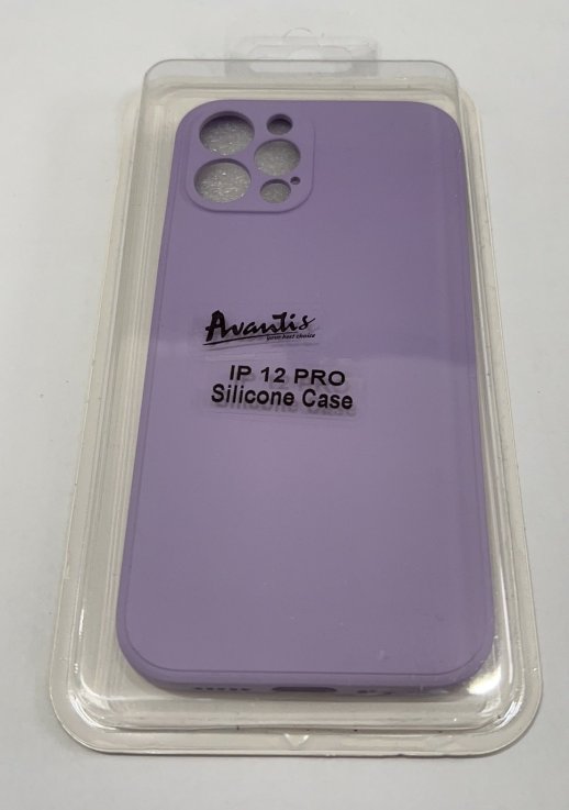 Avantis Full Silicone Case Apple Iphone 12 Pro (camera protect) Pink