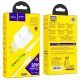 СЗУ HOCO C80A PD 20W+QC3.0 (1USB/1Type-C/3.1A) + Type-C - Type-C (12pc) (белый)