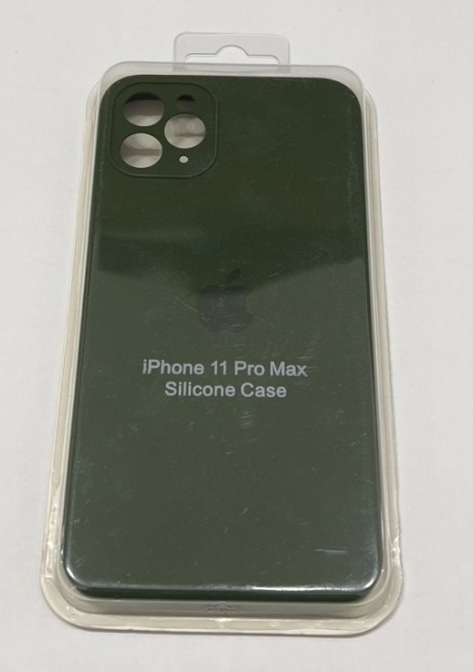 Чохол Silicone Case Copy Apple iPhone 11 Pro Max Square Army Green, 18