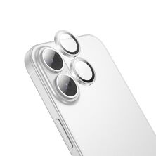 Скло для камери HOCO V12 PLUS APPLE iPhone 16 | iPhone 16 PLUS сталевий