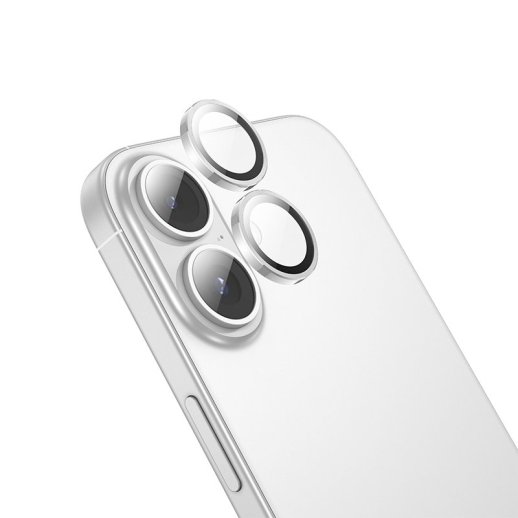 Скло для камери HOCO V12 PLUS APPLE iPhone 16 | iPhone 16 PLUS сталевий