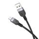 USB кабель HOCO X109 USB - micro USB SILICONE, 1 метр, чорний