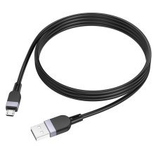 USB кабель HOCO X109 USB - micro USB SILICONE, 1 метр, чорний