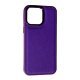 Чохол Leather Case для Apple iPhone 14 Pro Violet