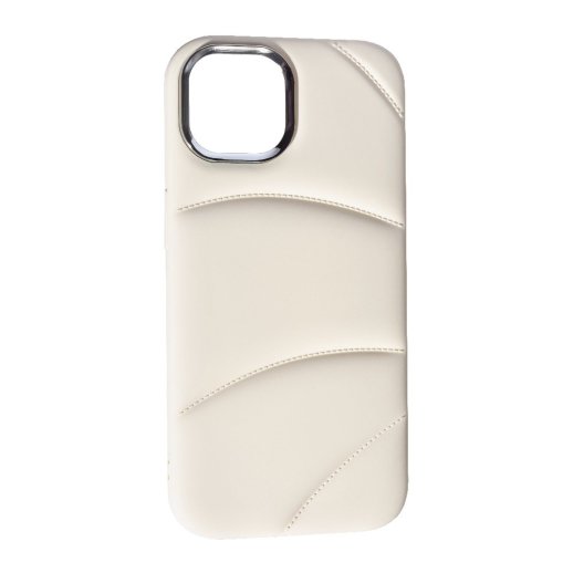 Силіконовий чохол Soft Puffer для Apple iPhone 15 White