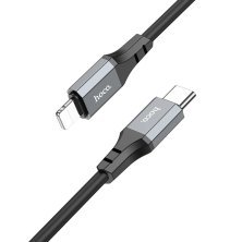 USB-C кабель HOCO X86 Type-C - Lightning, 1 метр, чорний