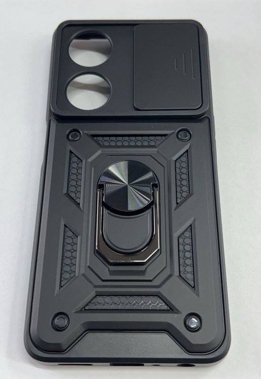 Armor Case With Curtain for Oppo A98 5G Dark Blue