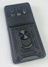 Armor Case With Curtain for Tecno Spark 20 Pro+ 4G Black