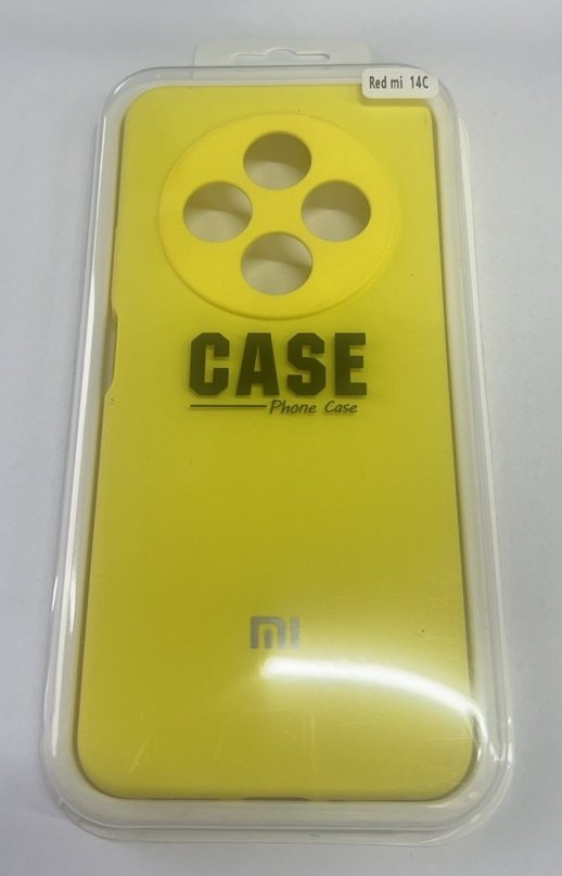 Чехол Silicone Case for Xiaomi Redmi 14C Red