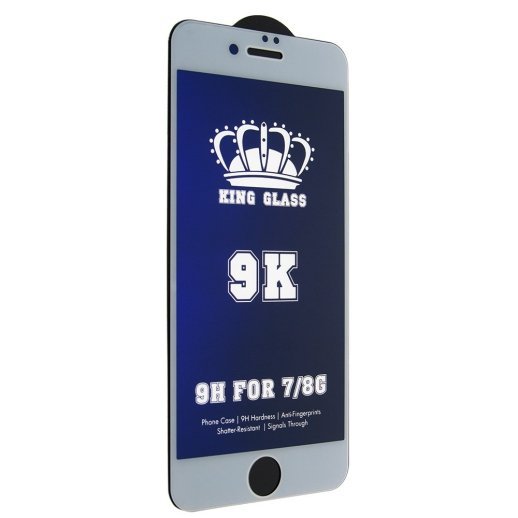 Захисне скло 9K BLUE LIGHT APPLE IPHONE 7 | 8 БІЛИЙ