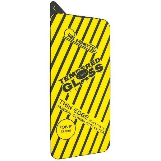 Захисне скло 0-SENSE для APPLE IPHONE 13 mini 5,4" ЧОРНЕ