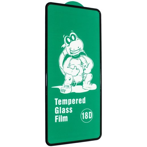 Захисне скло 18D із захисним бортом HUAWEI P40 LITE E 2020 ЧОРНИЙ