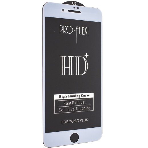 Захисне скло PRO-FLEXI HD+ APPLE IPHONE 7 PLUS | 8 PLUS БІЛИЙ