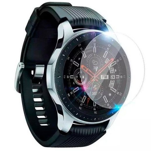 Захисне скло ПРОЗОРЕ SAMSUNG GALAXY WATCH 46MM | Amazfit T-Rex 2.5D тех.пак. (діаметр 35мм)