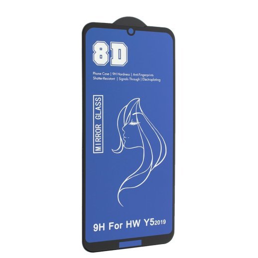 Захисне скло 8D MIRROR HUAWEI Y5 2019
