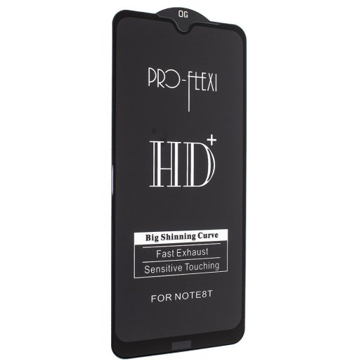 Захисне скло PRO-FLEXI HD+ XIAOMI Redmi Note 9S 2020 ЧОРНИЙ