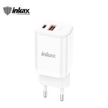 Мережевий зарядний пристрій INKAX HC-05 1 USB QC 3.0 18W / 1 TYPE-C PD 20W