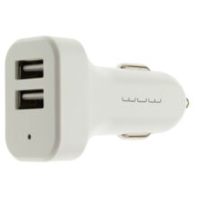 Автомобільний зарядний пристрій WUW C70 2 USB 2.1A БІЛИЙ (20)