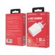 Мережевий зарядний пристрій BOROFONE BA40A Speedway three-Port QC3.0 charger(EU)