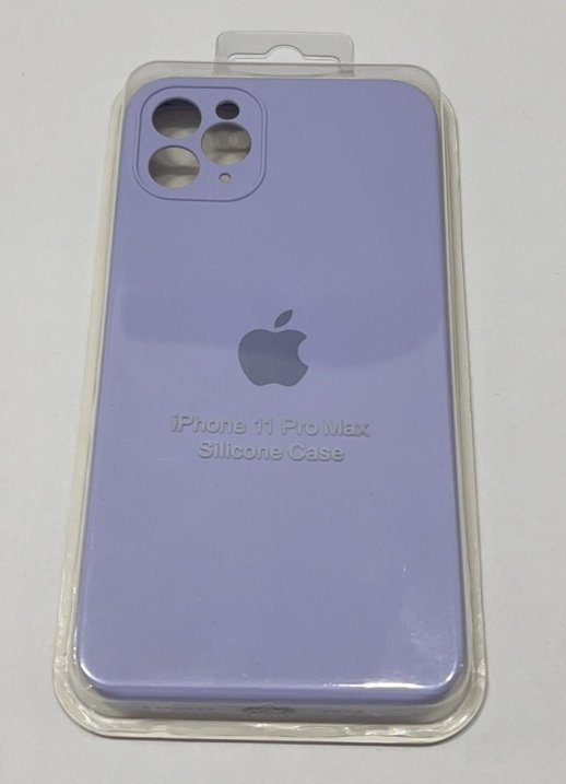 Чохол Silicone Case Copy Apple iPhone 11 Pro Max Square Light Lilac, 15