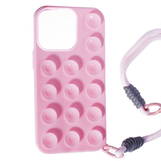 Накладка Selfie Case для Apple iPhone 14 Pro Max/ 15 Pro Max Pink