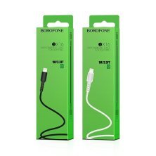 USB кабель BOROFONE BX16 Easy charging USB - Lightning білий