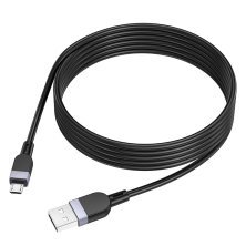 USB кабель HOCO X109 USB - micro USB SILICONE, 2 метри, чорний