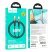 USB-C кабель HOCO U121 Type-C - Type-C 60W 1.20M 3A LED НЕЙЛОН