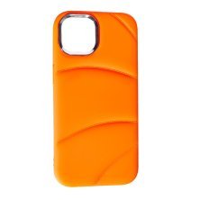 Силіконовий чохол Soft Puffer для Apple iPhone 15 Orange