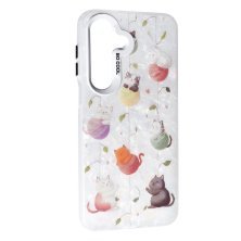 Чохол Soft Milky для Samsung A17 Cat with threads