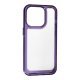 Накладка Shock case для Apple iPhone 15 Pro Transparent Violet
