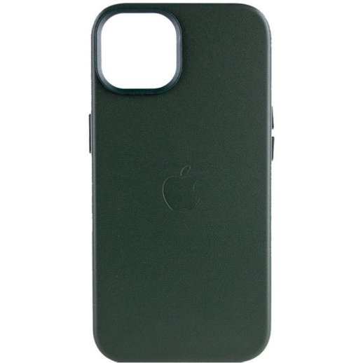 Задня накладка Leather Case magsafe Copy quality APPLE iPhone 15 PRO MAX 6.7"