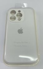 Чехол Silicone Case Copy Apple iPhone 16 Pro Square White 8