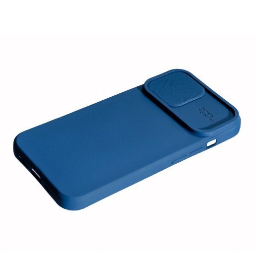 Силікон Case Camera для Apple iPhone 14 Plus Blue