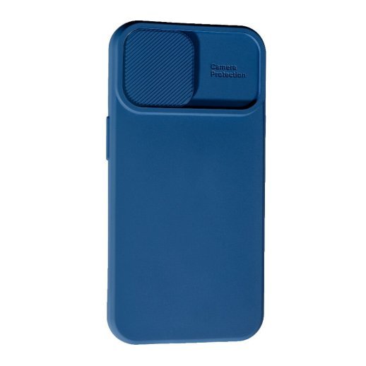 Силікон Case Camera для Apple iPhone 14 Plus Blue