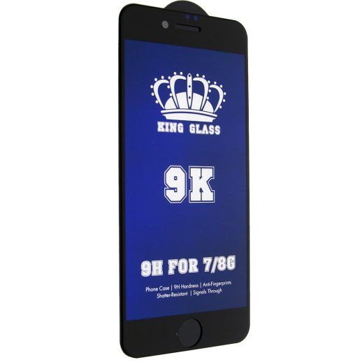 Захисне скло 9K BLUE LIGHT APPLE IPHONE 7 | 8 ЧОРНИЙ