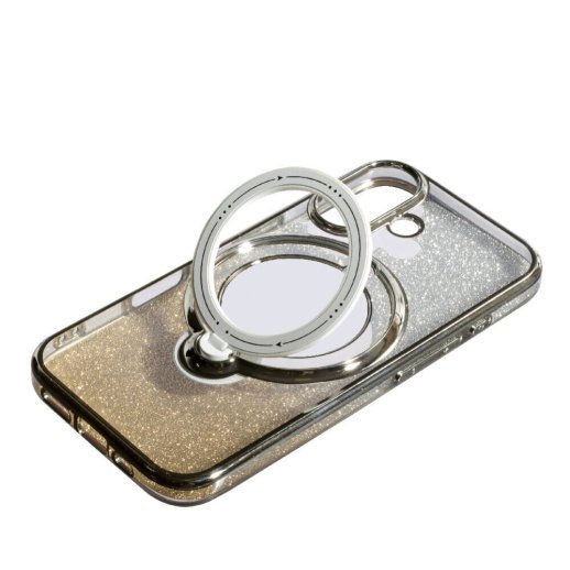 Накладка TPU With Stand для Apple iPhone 16 Silver