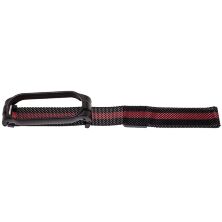 Ремінець металевий для годинника MI Band 5 Міланська петля 21_BLACK-RED_STRIPE
