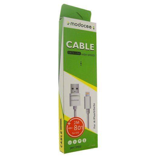 Кабель USB MODOCEE MDK-801 LIGHTNING USB 2 МЕТРИ
