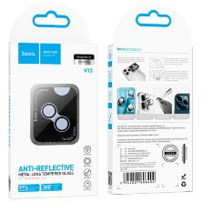 Скло для камери HOCO V13 APPLE iPhone 15 | iPhone 15 PLUS блакитний