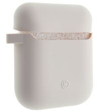 Чохол для Apple AirPods 2 з карабіном з'єднаний 19_PINK-SAND