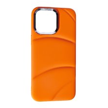 Силіконовий чохол Soft Puffer для Apple iPhone 15 Pro Orange