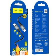 USB-C кабель HOCO X86 Type-C - Type-C, 1 метр, чорний
