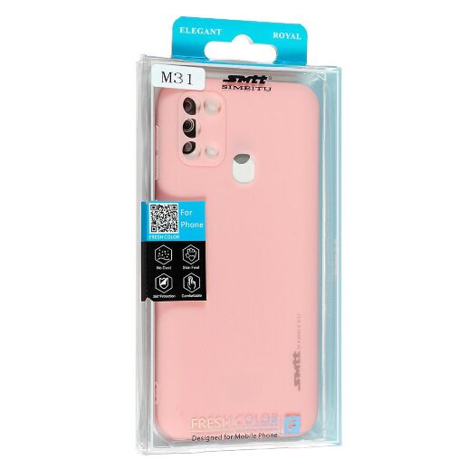 Резинка SMTT для Samsung M31 Pink