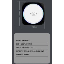 Бездротова настільна підставка WUW W19 USB-MICRO 10W (40)