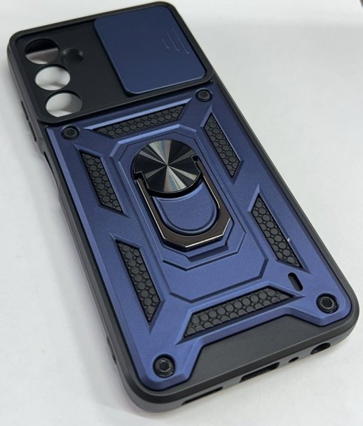 Armor Case With Curtain for Samsung A05s Dark Blue