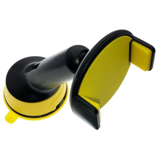 Автомобільний тримач JHD-108 на лобове скло чорно-жовтий