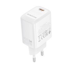 Мережевий зарядний пристрій BOROFONE BN26 PD 20W, білий